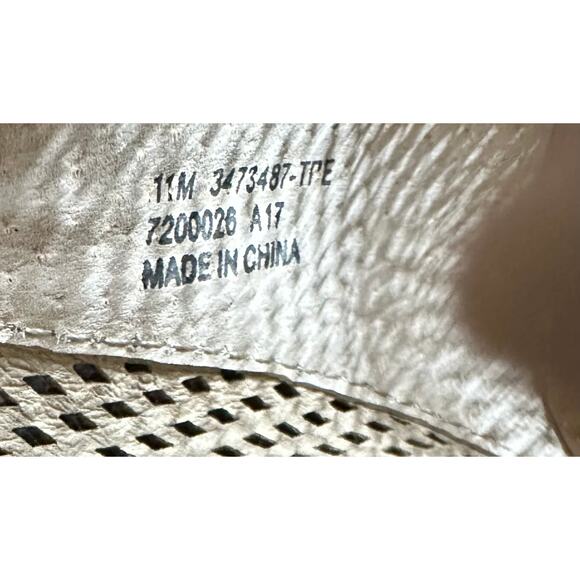 Frye Women's Gabby Perforated Ghillie Block Heel Leather Sandals Size 11 - Picture 8 of 8